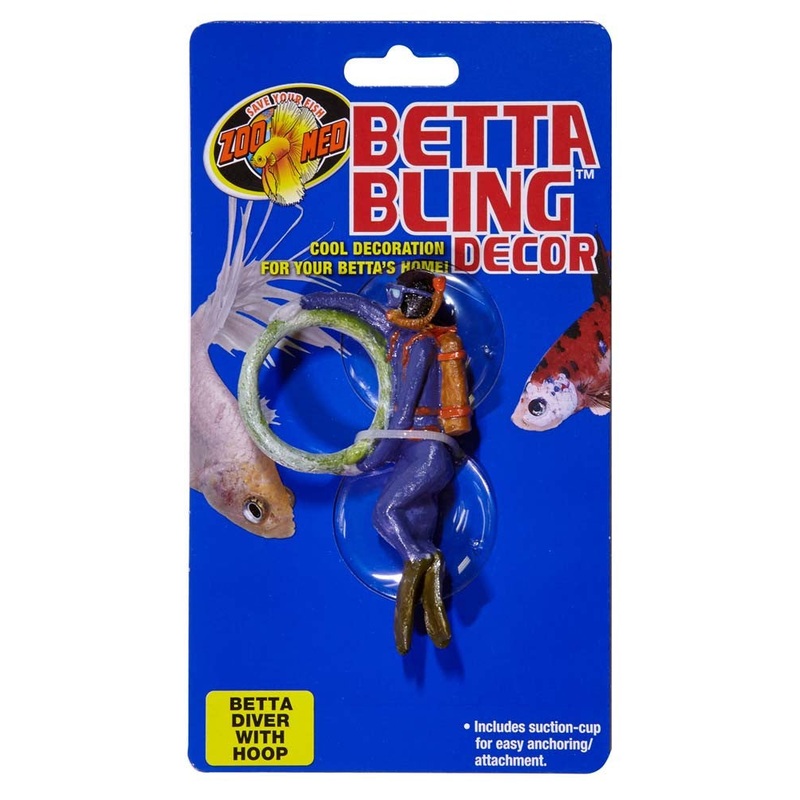 Zoo Med Betta Bling Diver With Hoop