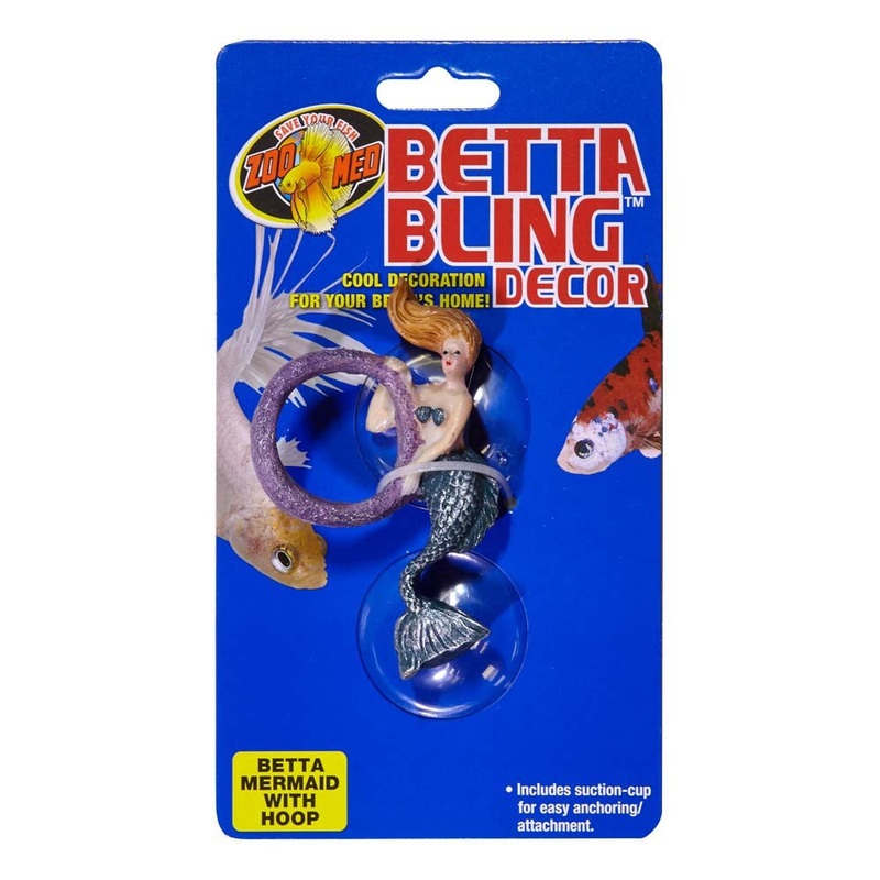 Zoo Med Betta Bling Mermaid With Hoop