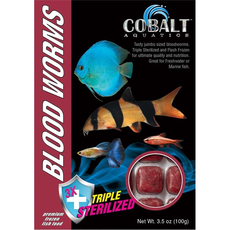 Cobalt Frozen Blood Worms Cubes