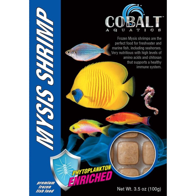 Cobalt Frozen Mysis Shrimp Cubes