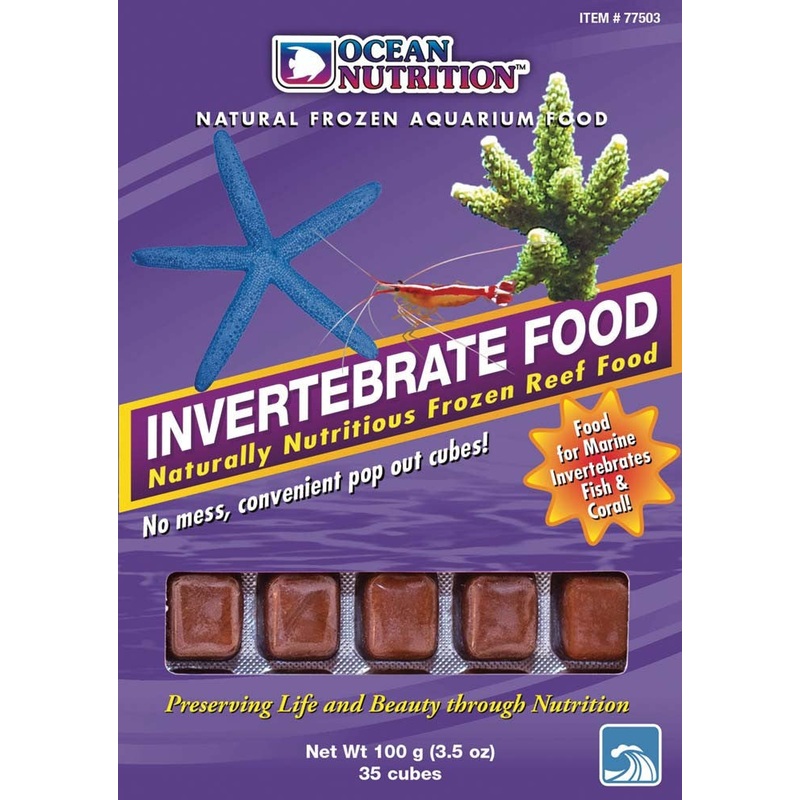 Ocean Nutrition Frozen Invertebrate Food Cubes
