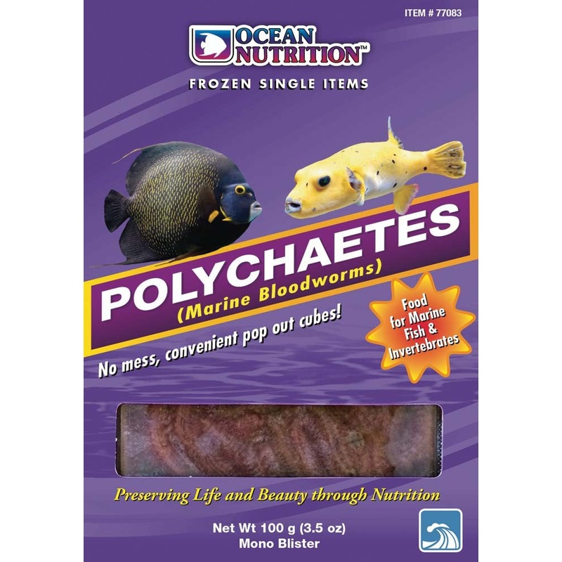 Ocean Nutrition Frozen Polychaetes Mono Blister Pack