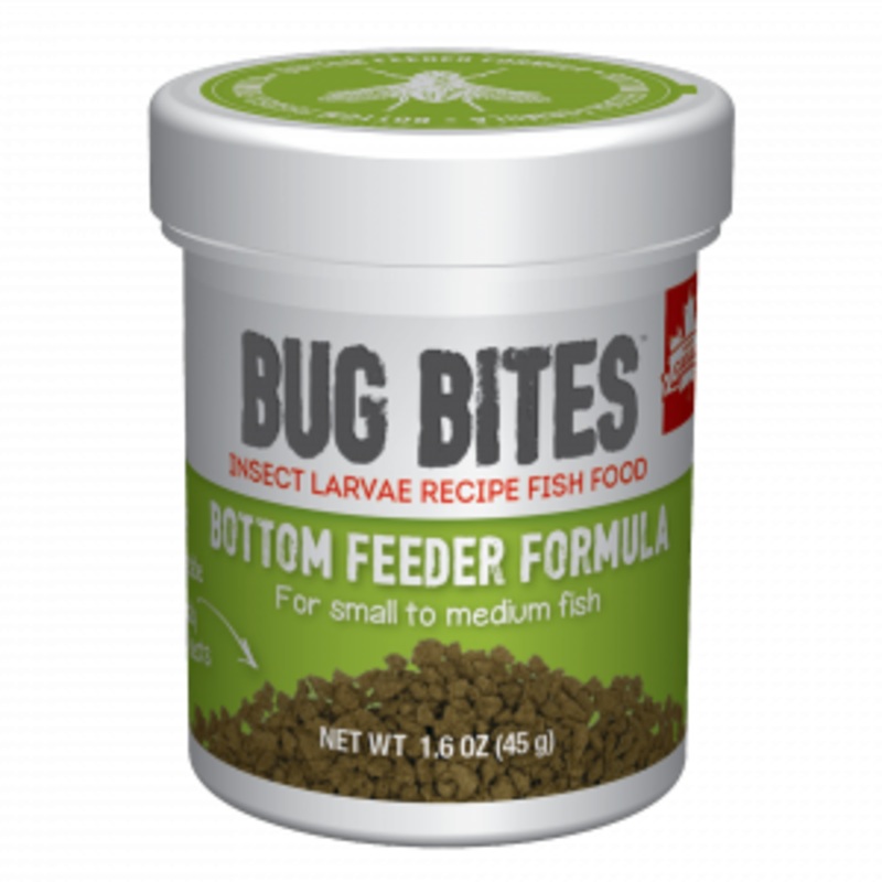 Fluval Bug Bites Granules For Small-Medium Bottom Feeders