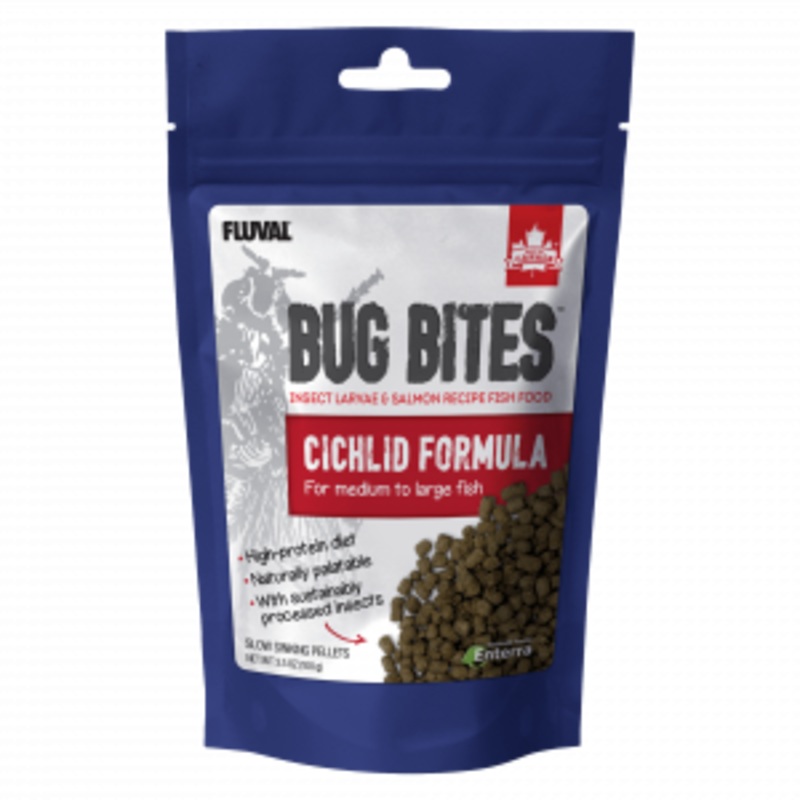 Fluval Bug Bites Pellets For Medium-Large Cichlids