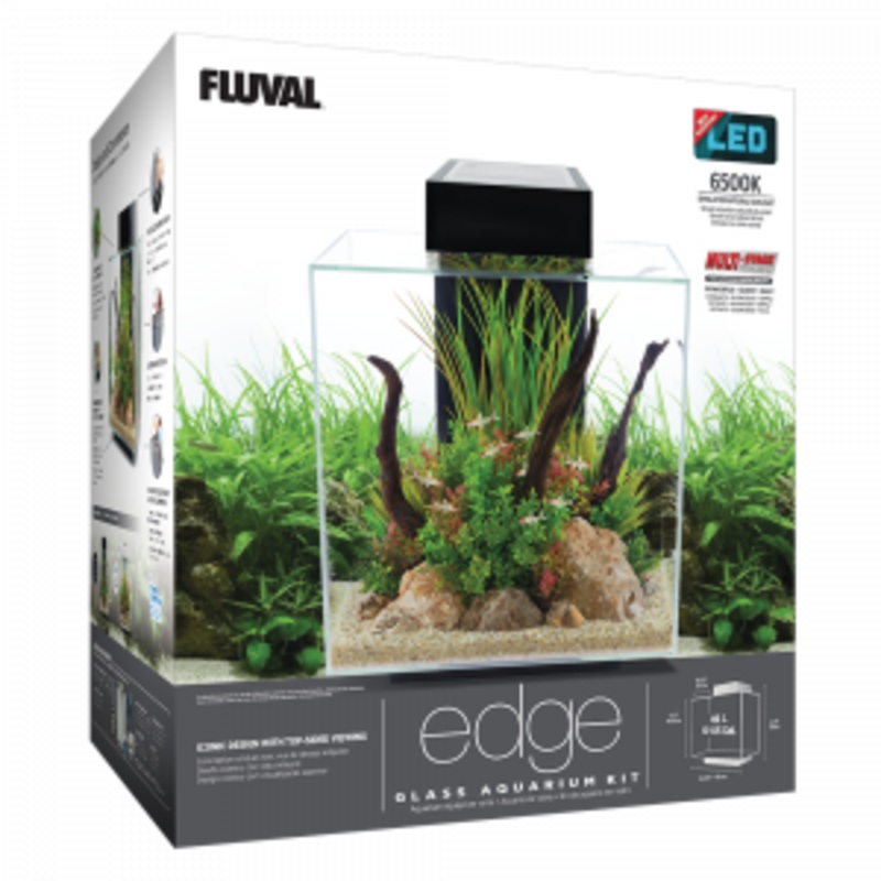 Fluval Edge Aquarium Kit. 12 US GAL. ( 46 L )
