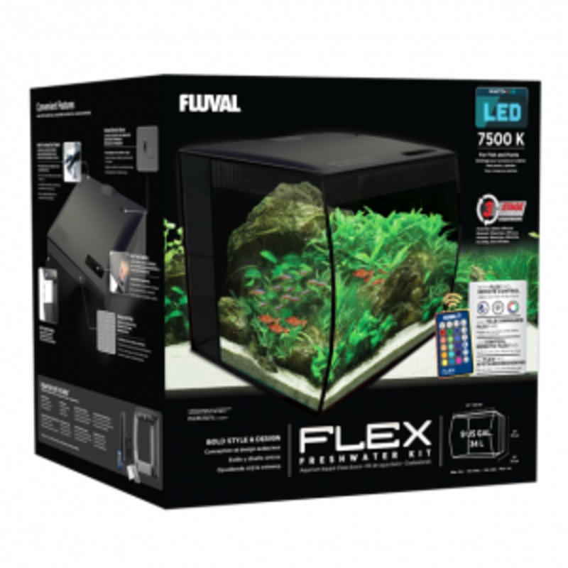 Fluval Flex Aquarium Kit 9 US GALLON