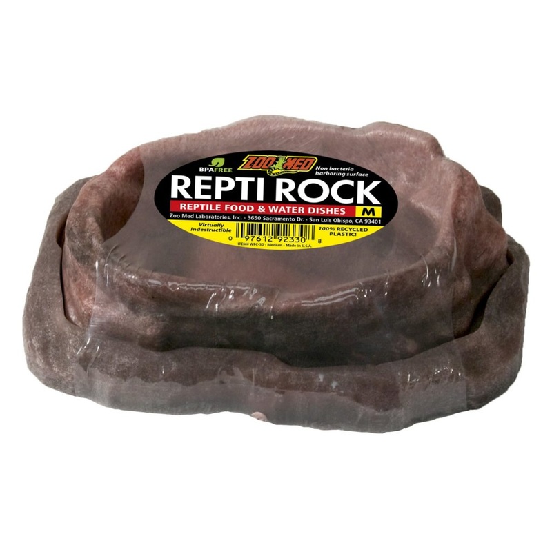 Zoo Med Combo Repti Rock Food and Water Dishes