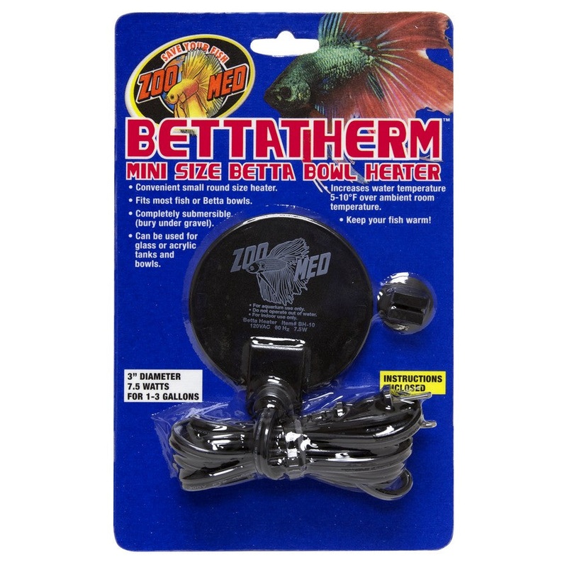 Zoo Med BettaTherm Mini Size Betta Bowl Heater
