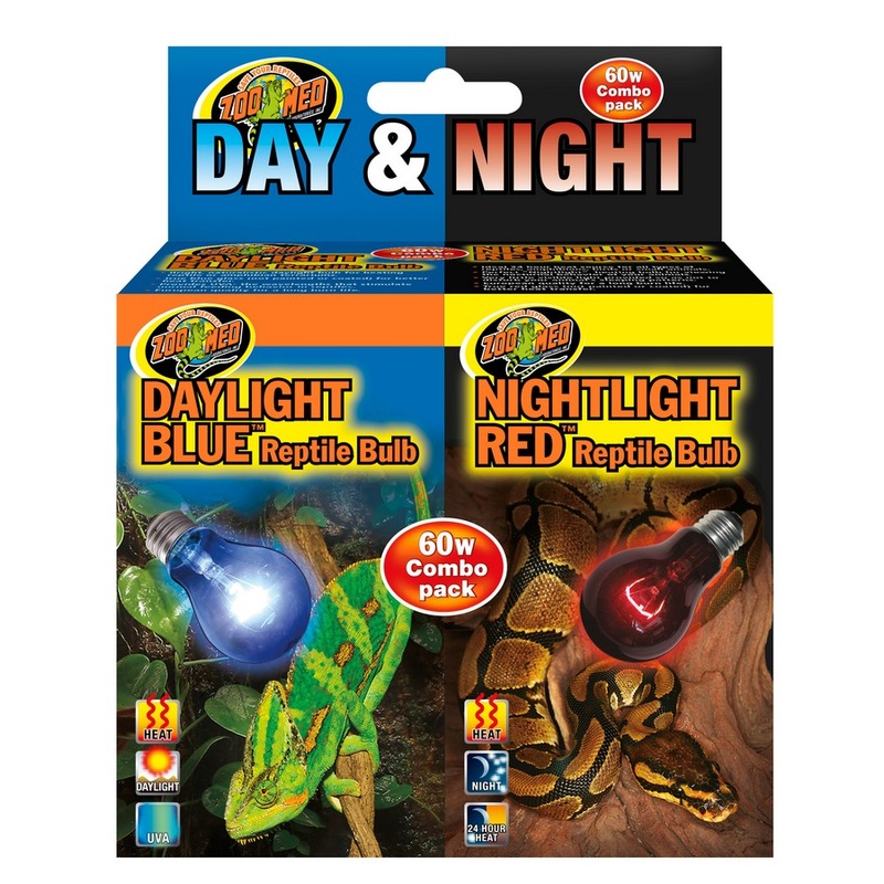 Zoo Med Day & Night Reptile Bulb Combo Pack